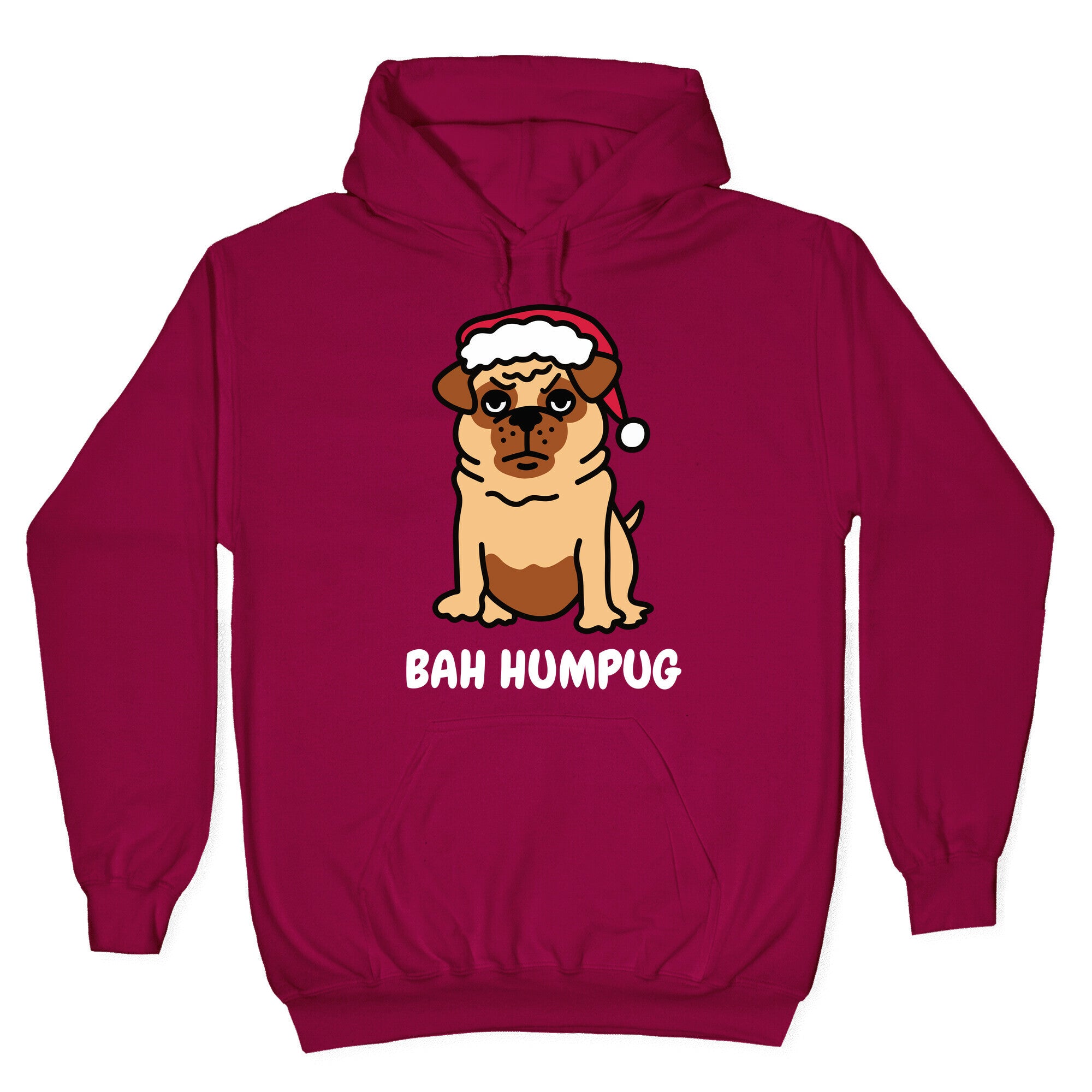 Bah Humpug Pug Hoodie